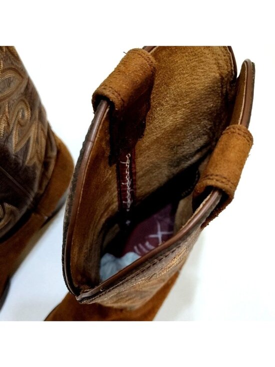 Twisted X Tech X MWT0009 Western Cowboy Boots Leather Embroidered Upper Men 8.5D main image 4